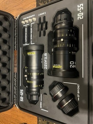 DZOFilm Pictor 20-55mm & 50-125mm T2.8 Super35 Zoom Lens Bundle (PL/EF Mount)
