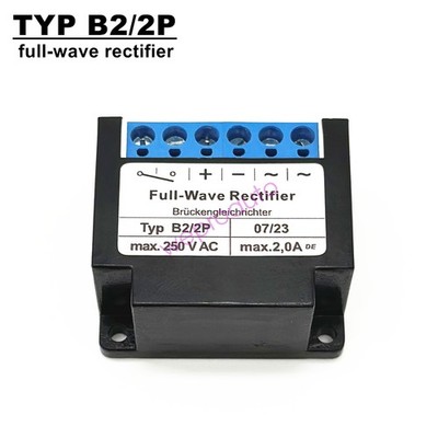 TYP B2/2P AC max 250V 2A full-wave Bridge Rectifier brake Module