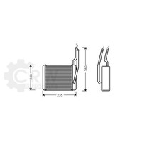 WäRmetauscher Innenraumheizung FüR Ford Focus RS Bj.02-04