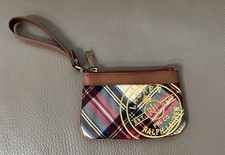 Polo RL Stewart Plaid Wristlet