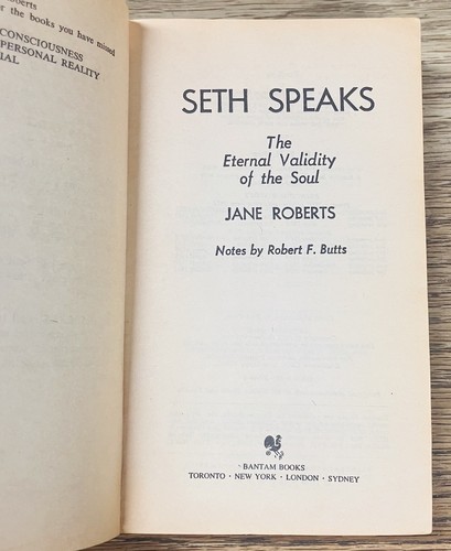 Jane Roberts Seth Books Lot 3 Vintage Paperbacks, 70s Metaphysical Spiritual Set - Picture 5 of 24