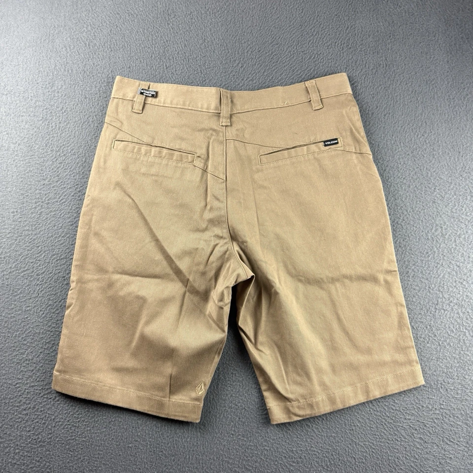 Volcom Shorts Men’s 34* Beige Vmonty Stretch Chino 11” Flat Skater Nordstrom NEW - Image 3 of 4