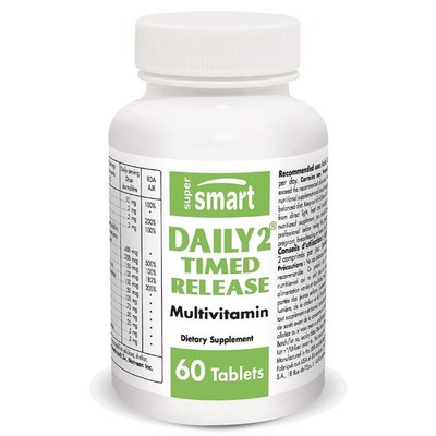 SuperSmart Daily 2 Timed Release Advanced Complex  Patented 32in1 Multivitami...