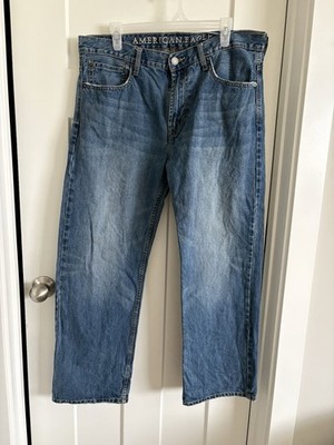 Men s American Eagle Jeans Size 34/30 Low Loose