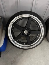JDM Work Gnosis 20 Matt Black 5Book Spoke Wheels No Tires