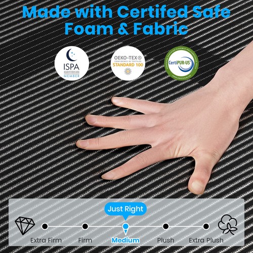 12" 14" 10" Hybrid Mattress Twin Full Queen King Gel Memory Foam Spring in a Box - Picture 42 of 46