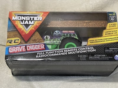 , Official Grave Digger Remote Control Monster Truck, 1:24 Scale, 2.4 GHz, Ki...