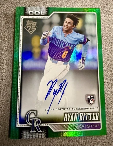 2026 Topps Series 1 Ryan Ritter Green Foil (RAW)