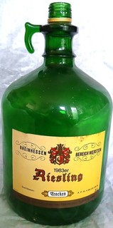 flasche 3 liter leer Ballonflasche Rheinhessenwein Bereich Nierstein