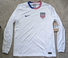 Nike USA USMNT 2021 Long Sleeve Home Jersey Size Medium World Cup
