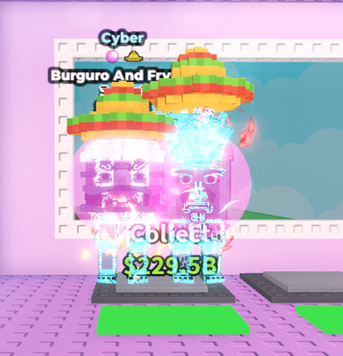 Burguro And Fryuro (Cyber)  2.7b/s  Roblox,Steal a Brainrot