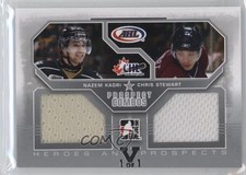 2009-10 ITG Heroes and Prospects Silver Vault 1/1 Nazem Kadri Chris Stewart 0a1