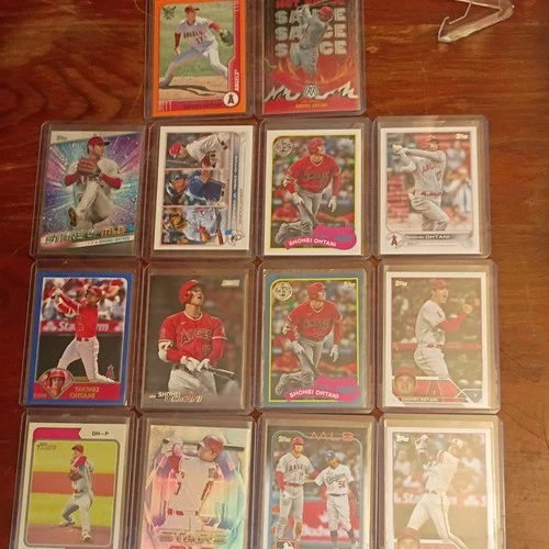 Topps Shohei Ohtani MLB Baseball Card Lot 14 Cards Stars of MLB Elites Angels