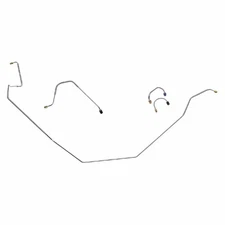 1967-68 Chevrolet Camaro Manual Drum Front Brake Line Kit Tubes 4pc Stainless