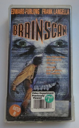 Brainscan (VHS, 1994) Edward Furlong Rare Video Game Horror Slasher OOP HTF