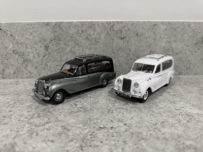 Oxford Diecast - Austin Princess Hearse (x2) - APH002/APH003 - 1:43 - Mint/New