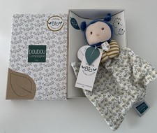 🌟Doudou Et Compagnie Plat Mouchoir Abeille Pollen en coton BIO DC3842