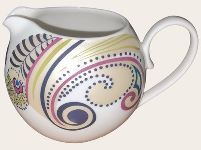 Denby Monsoon Cosmic Milchkännchen Paisley Design kaum benutzt top