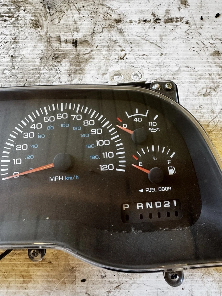 Speedometer Cluster 2001 道奇 RAM 2500 3500 皮卡 AT Miles DIESEL Oem 188k  — 第 3/4 张图片