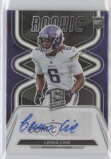 2022 Panini Spectra Rookie Auto 22/99 Lewis Cine #14 Auto 0w4i