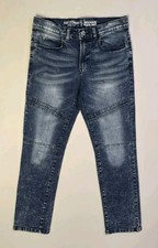 Arizona Jean Co. Boys Acid Wash Advance Flex 360 Slim Jeans Size 14 Husky 29x27