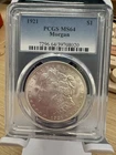 1921 PCGS MS64 Morgan Silver Dollar Coin