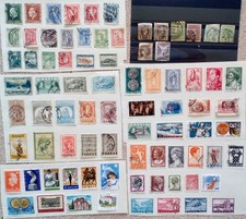 LOT VRAC DE TIMBRES GRECE  cf photos svp