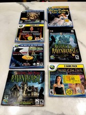 Big Fish Mystery PC Games Lot Of 11 Games. Ravenhurst. Detective. Quest.