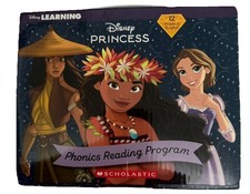 DISNEY PRINCESS PHONICS READING PROGRAM BOX SET OF 12 BOOKS LEARNING SCHOLASTIC