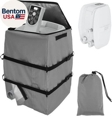 Hot Tub Spa Heater Pump Cover, Waterproof Inflatable, UV & Tear Resistant, Recta