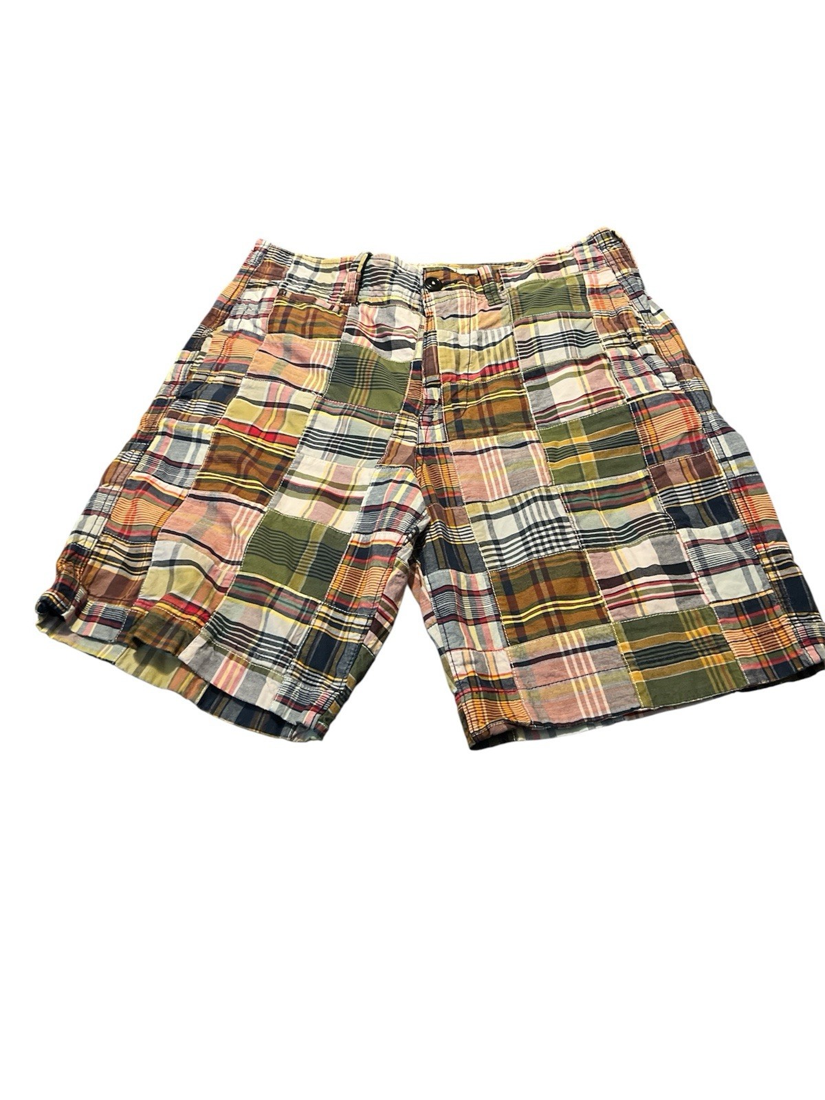 American Eagle Patchwork Shorts 32 100% Cotton - image 1
