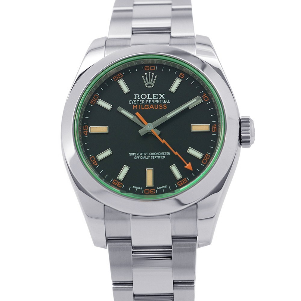 ROLEX Milgauss 40mm Stainless Steel Black Dial 116400GV