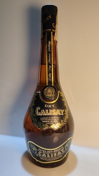 Botella Calisay Dry Reserva Destilerías Mollfulleda Arenys De Mar 750ml (3/4)