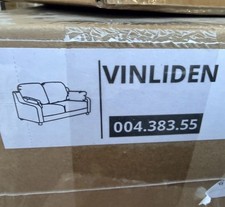 NEW IKEA 004.383.55 Vinliden Cover, 3-Seat Sofa, Hakebo Dark Grey