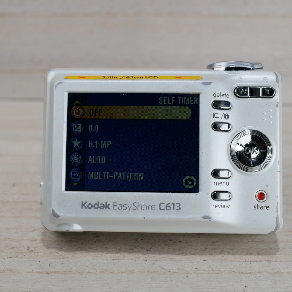 Kodak EasyShare C613 6.2MP Digital Camera with 3x Optical Zoom *FAIR/TESTED* - Image 2 of 4