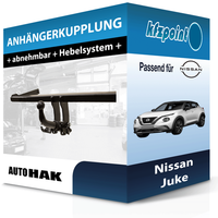 FüR Nissan Juke 07.2014-12.2019 Auto Hak AnhäNgerkupplung Abnehmbar Neu