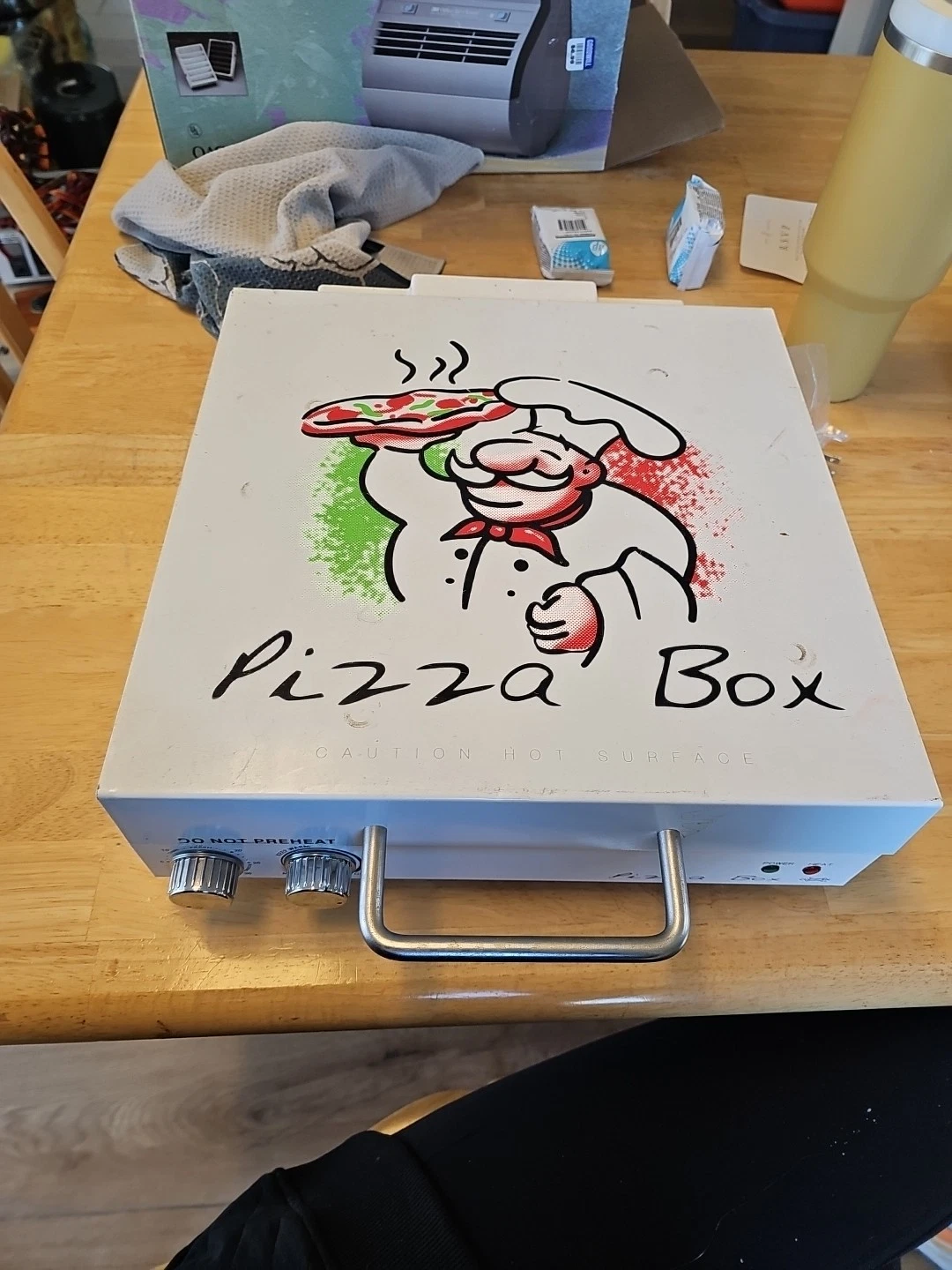 Cuizen Pizza Box Countertop Pizza Oven with 12" Rotating Pan PIZ-4012
Opens in a new window or tab