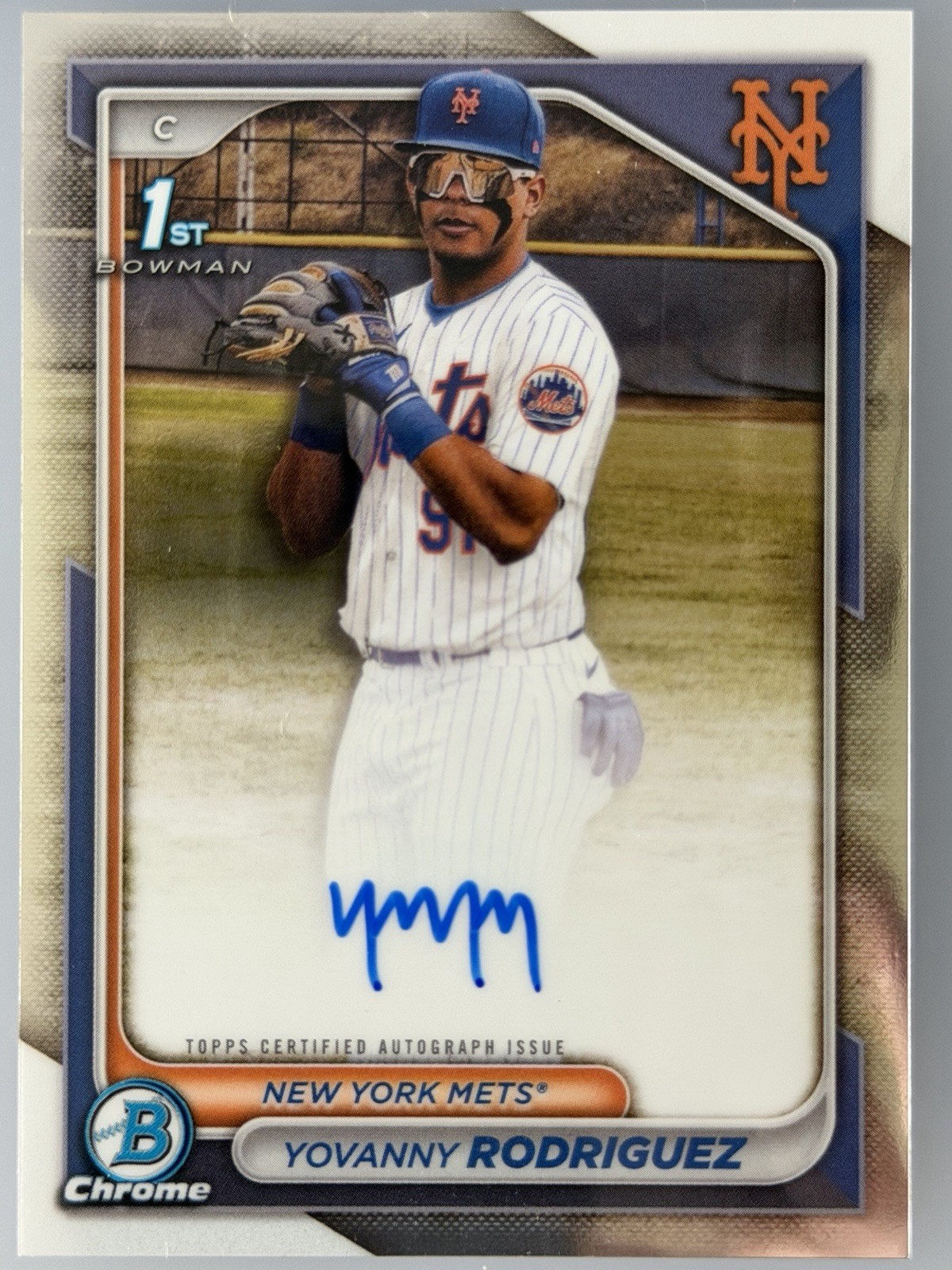 2024 Topps Bowman Chrome Yovanny Rodriguez #CPA-YR 1st Bowman Prospect Auto
