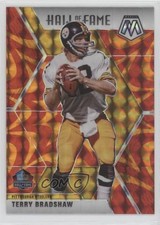 2020 Panini Mosaic Hall of Fame Reactive Orange Prizm Terry Bradshaw HOF 0as9