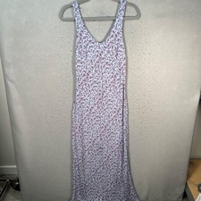 Faithfull The Brand Womens 4 Floral Sleeveless Maxi Dress Light Blue & Red