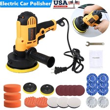 700w Car Polisher Buffer Sander 27 Pcs Kit Variable Speed With 5 Pad Bonnet