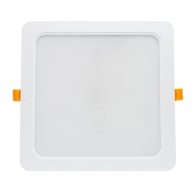 LED Einbauleuchte Downlight DURE 3 Weiß eckig 22x22cm IP54 24W 2900lm warm 3000K - Bild 1 von 4