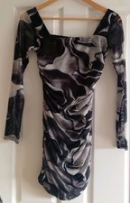 Women's Grey Marble Pattern Dress Size 8 By Pink Vanilla Excellent Hardly Worn