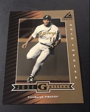 1998 Pinnacle Zenith Z Gold Impulse 5 X 7 Jose Guillen #Z29 /100