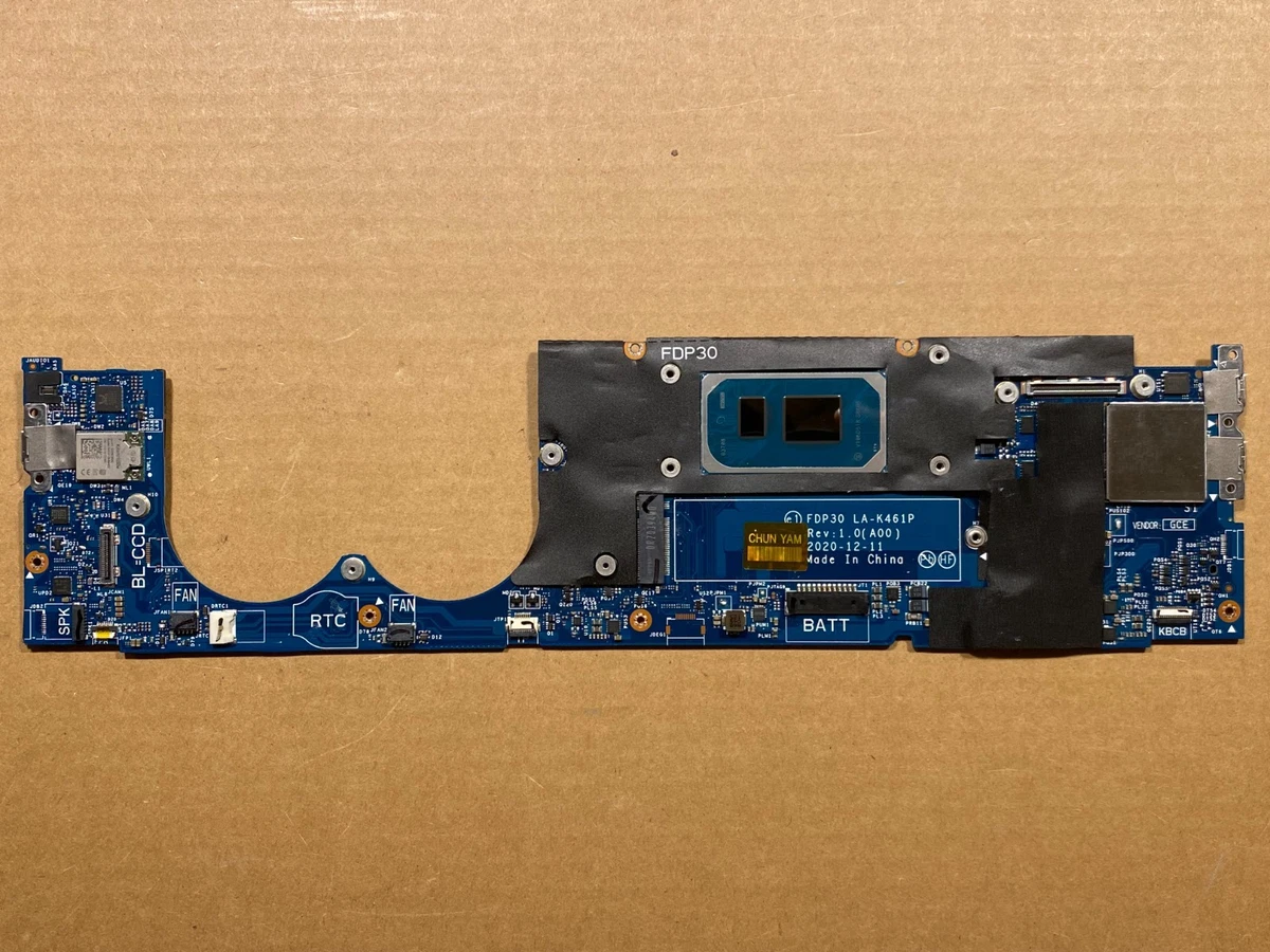Carte Mère Dell XPS 13 9360 (i5-7200U, Réf 04N87K) – Occasion Testée Et Certifiée Fonctionnelle