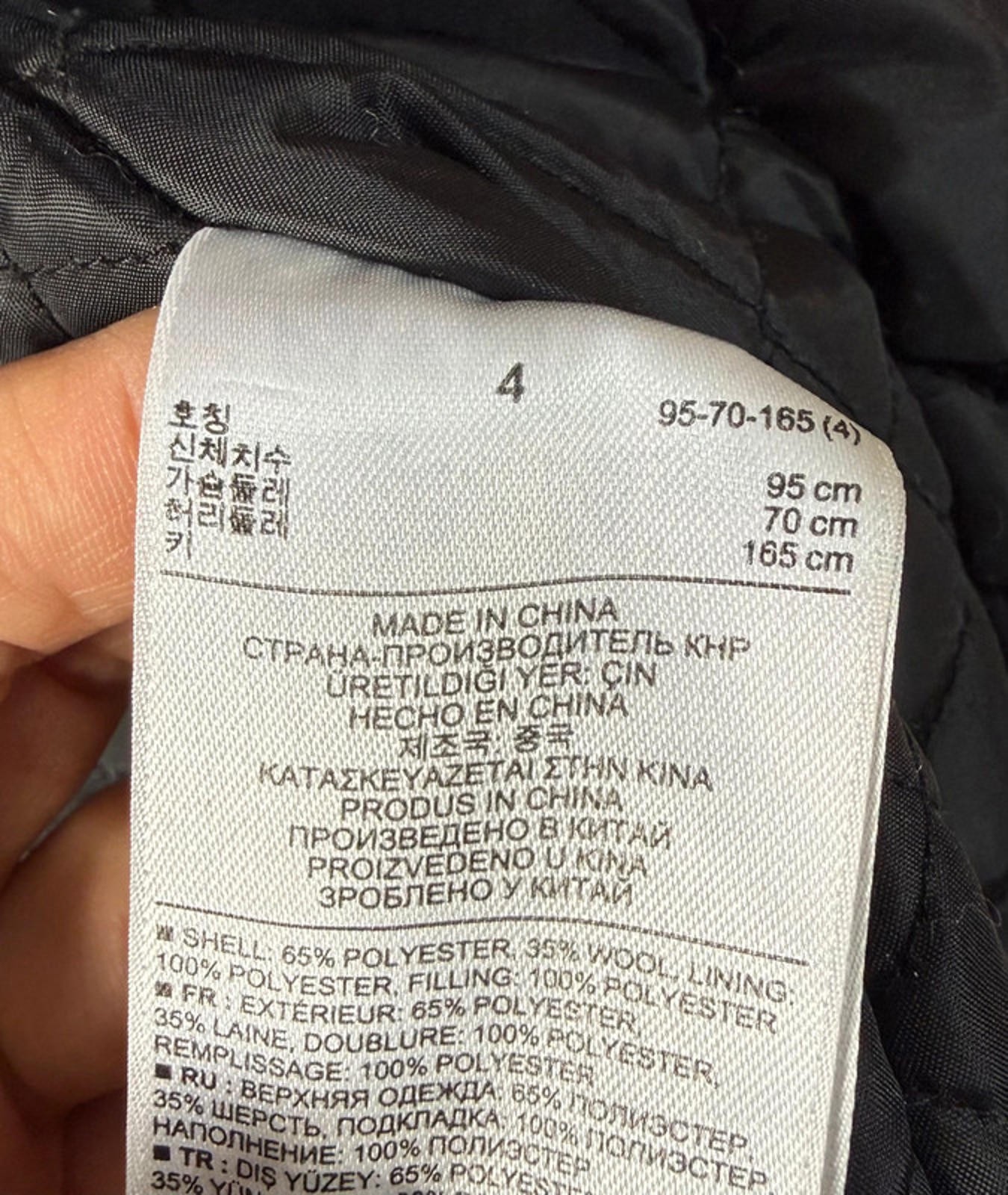 Winter Gap Wool-Blend Herringbone Hooded Jacket 6… - image 10