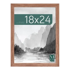 MCS Museum 18x24 Medium Oak Woodgrain Photo Poster Frame Vertical/Horizontal Wal