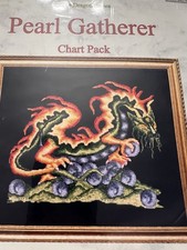 Dragon Series: Pearl Gatherer Cross Stitch Pattern MEINECK Design 1999 Fantasy