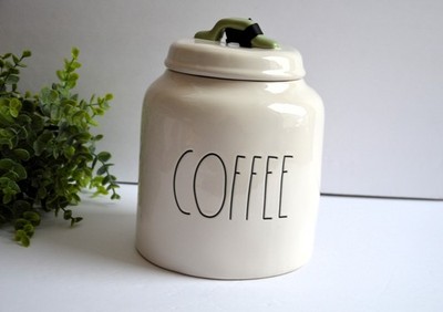 Rae Dunn Large CANISTERS 8  Seal Jar Ceramic w/ Lid - Choose one