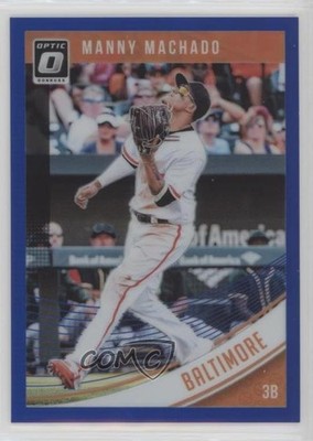 2018 Panini Donruss Optic Blue Prizm 79/149 Manny Machado #154 o7m